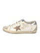 Golden Goose Leather Printed Sneakers