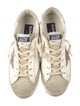 Golden Goose Leather Printed Sneakers