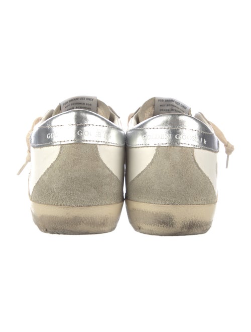 Golden Goose Leather Printed Sneakers