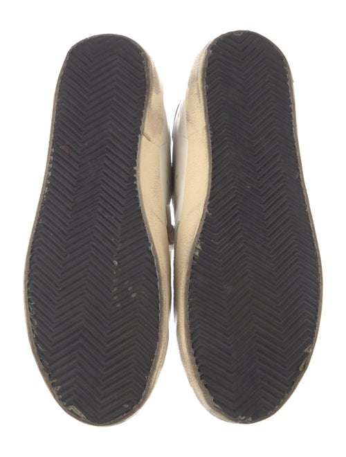 Golden Goose Leather Printed Sneakers