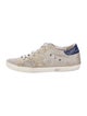 Golden Goose Glitter Distressed Accents Sneakers