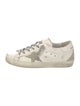 Golden Goose Leather Printed Sneakers