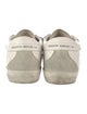 Golden Goose Leather Printed Sneakers