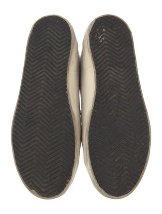 Golden Goose Leather Printed Sneakers