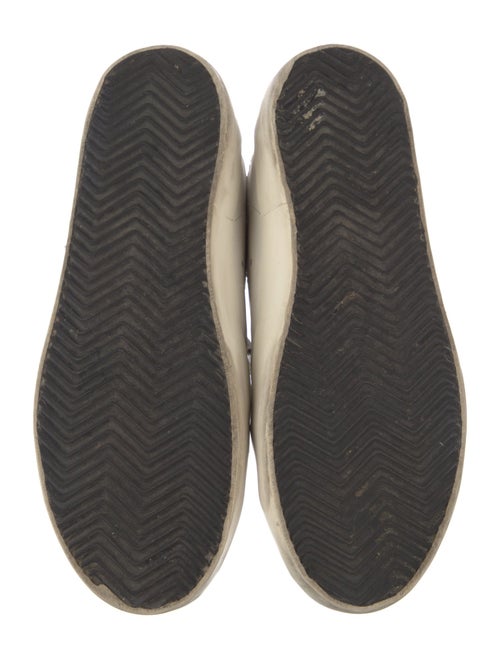 Golden Goose Leather Printed Sneakers