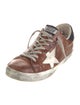 Golden Goose Leather Distressed Accents Sneakers