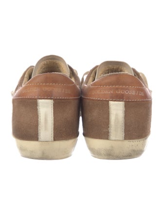 Golden Goose Suede Distressed Accents Sneakers