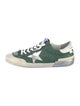Golden Goose Leather Colorblock Pattern Sneakers