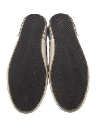 Golden Goose Leather Colorblock Pattern Sneakers