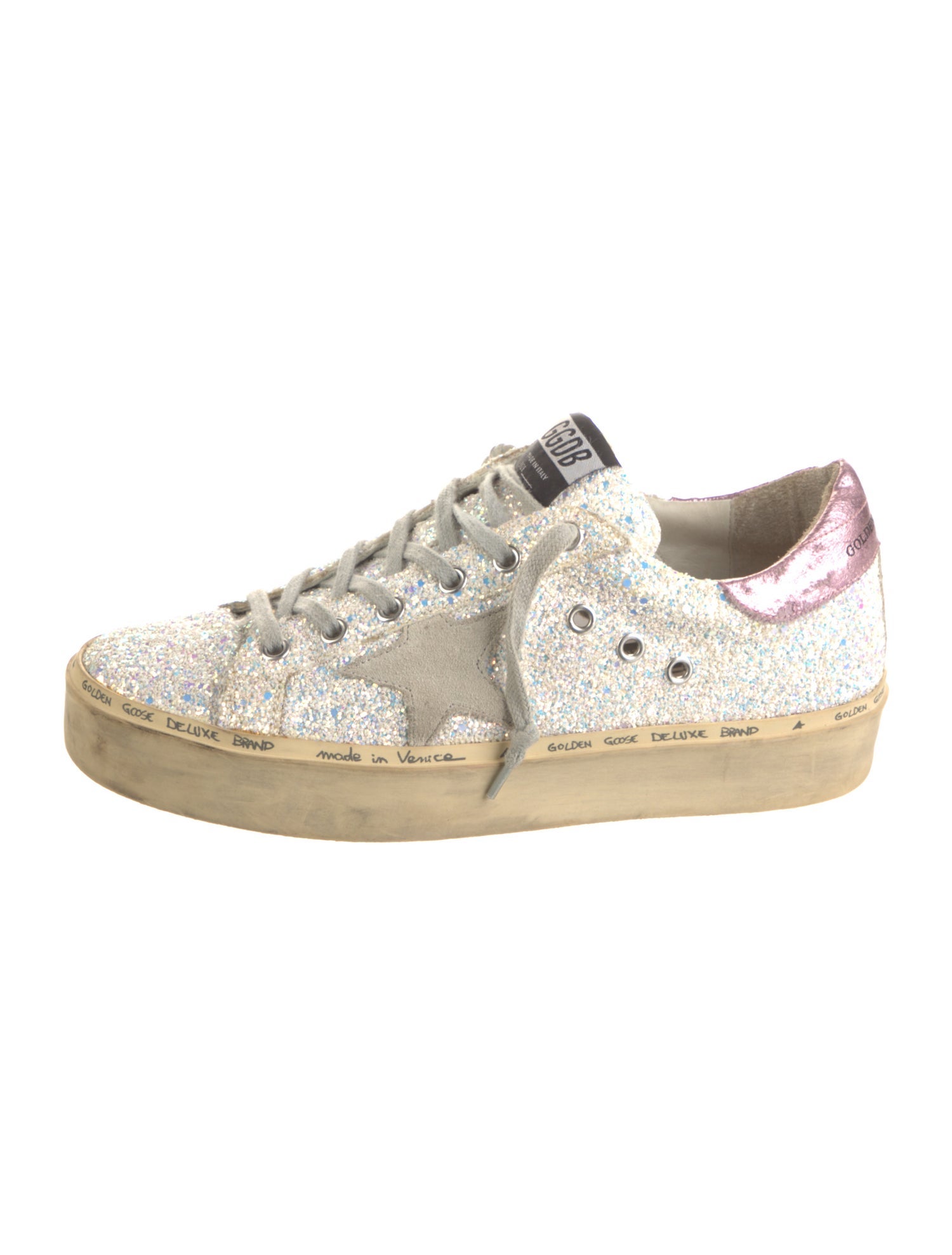 Golden Goose Glitter Glitter Accents Sneakers