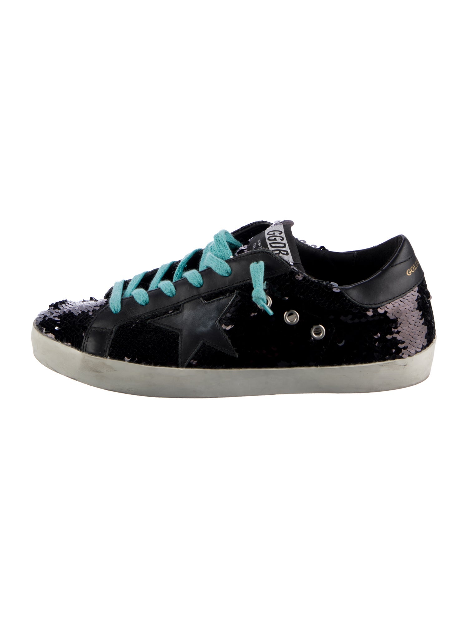 Golden Goose Sequins Printed Sneakers