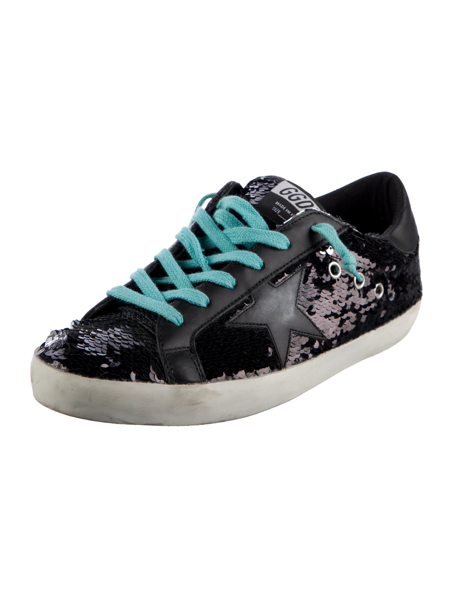 Golden Goose Sequins Printed Sneakers