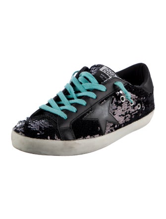 Golden Goose Sequins Printed Sneakers