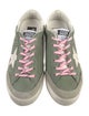 Golden Goose Leather Distressed Accents Sneakers