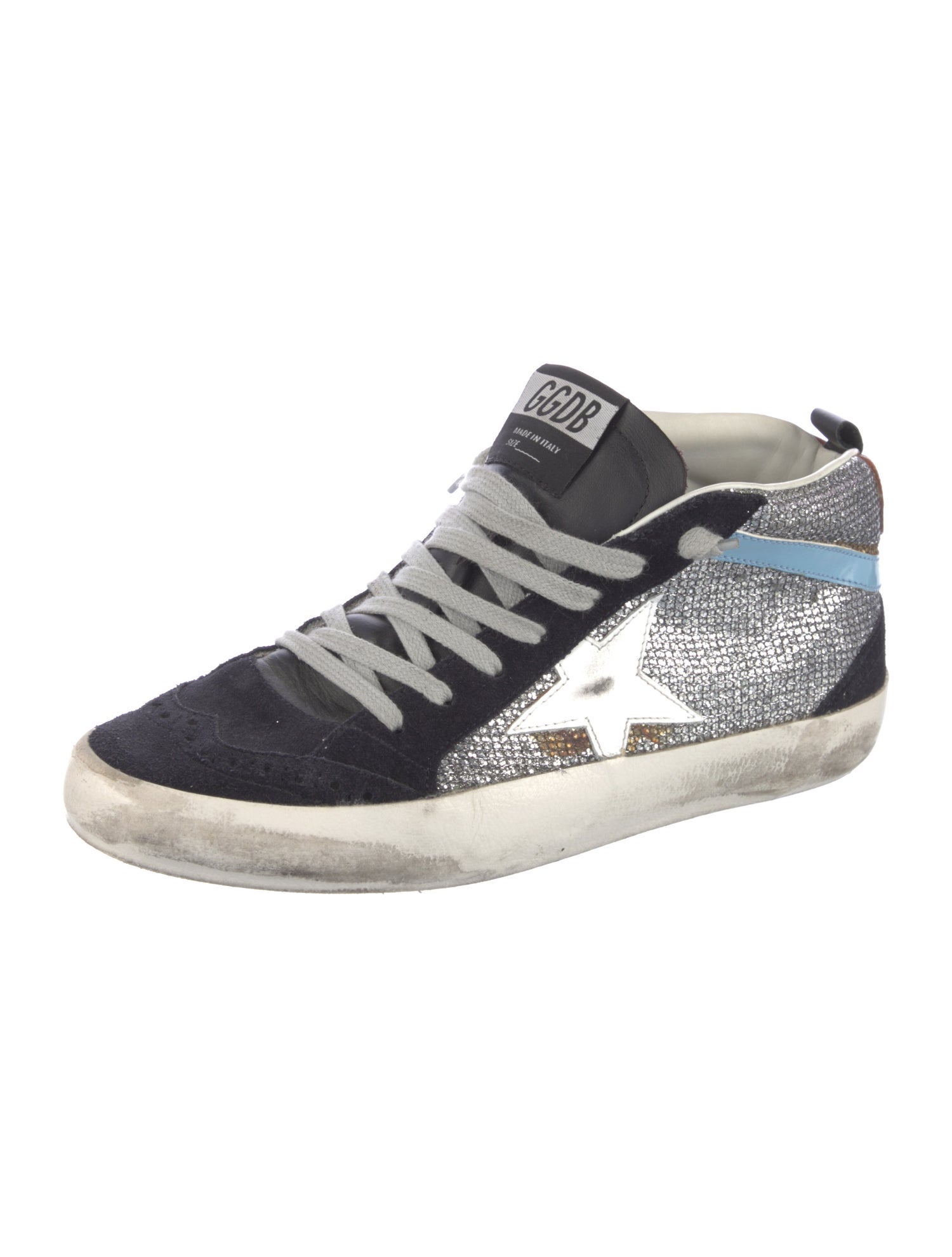 Golden Goose Suede Printed Sneakers