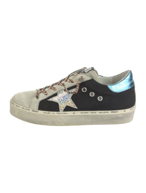 Golden Goose Canvas Colorblock Pattern Sneakers
