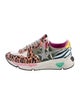 Golden Goose Canvas Animal Print Sneakers
