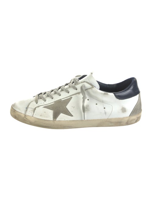 Golden Goose Leather Distressed Accents Sneakers