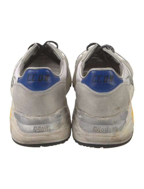 Golden Goose Suede Colorblock Pattern Sneakers