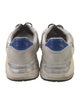 Golden Goose Suede Colorblock Pattern Sneakers