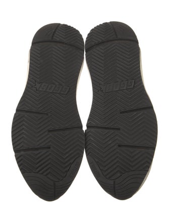 Golden Goose Suede Colorblock Pattern Sneakers