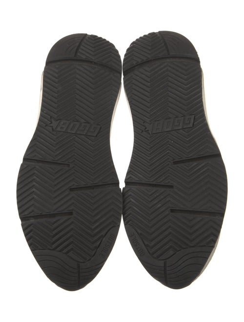 Golden Goose Suede Colorblock Pattern Sneakers