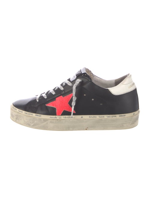 Golden Goose Leather Distressed Accents Sneakers