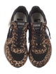 Golden Goose Ponyhair Animal Print Sneakers