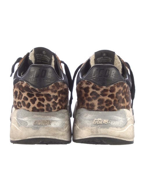Golden Goose Ponyhair Animal Print Sneakers