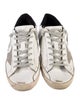 Golden Goose Leather Distressed Accents Sneakers
