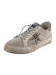 Golden Goose Suede Animal Print Sneakers