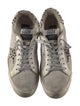 Golden Goose Suede Animal Print Sneakers