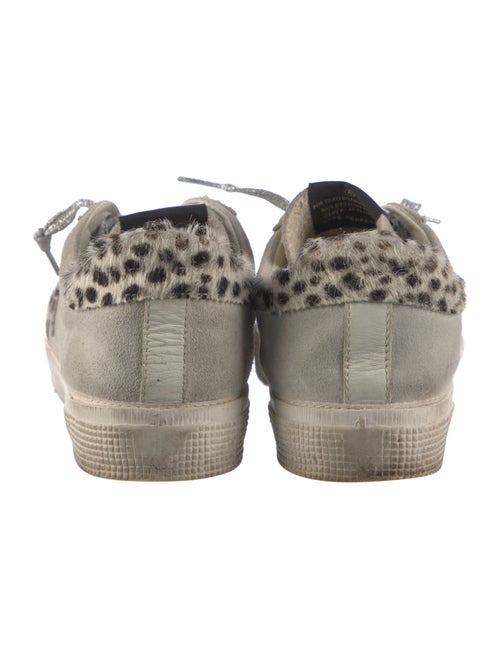 Golden Goose Suede Animal Print Sneakers