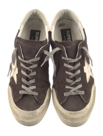 Golden Goose Suede Printed Sneakers