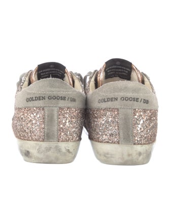 Golden Goose Glitter Distressed Accents Sneakers