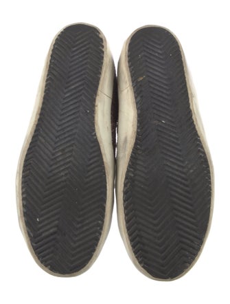 Golden Goose Glitter Distressed Accents Sneakers