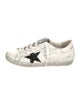 Golden Goose Leather Distressed Accents Sneakers