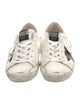 Golden Goose Leather Distressed Accents Sneakers