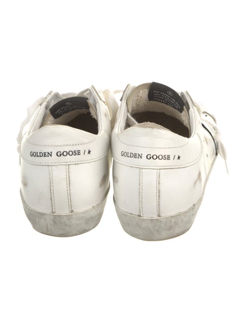 Golden Goose Leather Distressed Accents Sneakers