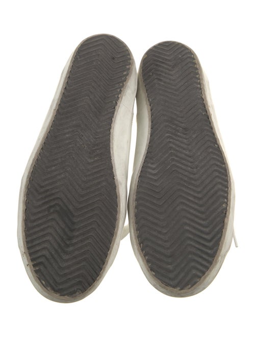 Golden Goose Leather Distressed Accents Sneakers