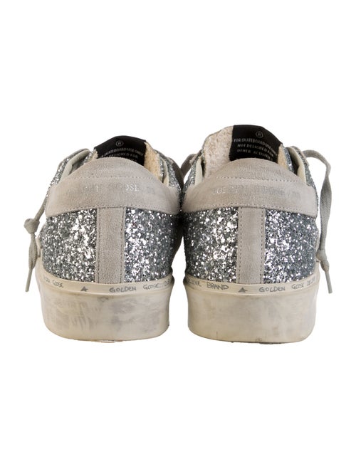 Golden Goose Glitter Animal Print Sneakers