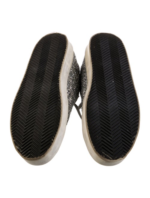 Golden Goose Glitter Animal Print Sneakers