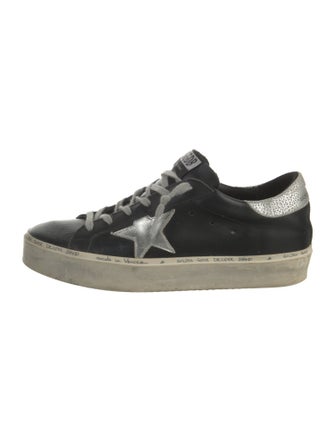Golden Goose Leather Distressed Accents Sneakers