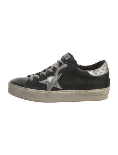 Golden Goose Leather Distressed Accents Sneakers
