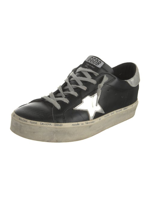 Golden Goose Leather Distressed Accents Sneakers