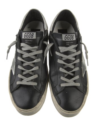 Golden Goose Leather Distressed Accents Sneakers