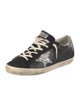 Golden Goose Leather Printed Sneakers