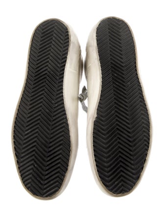 Golden Goose Leather Distressed Accents Sneakers