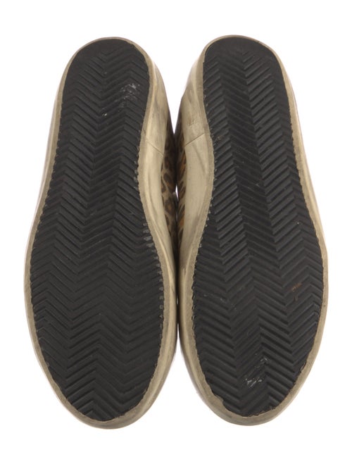 Golden Goose Suede Animal Print Sneakers
