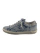 Golden Goose Denim Printed Sneakers